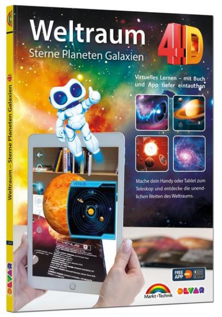 Bild zu Weltraum 4D - Sterne, Planeten, Galaxien mit APP virtuell durch den Weltall von Markt+Technik Verlag GmbH