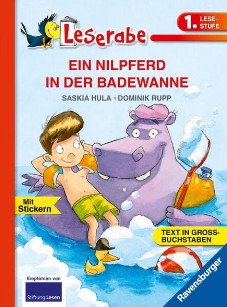 Bild zu EIN NILPFERD IN DER BADEWANNE - Leserabe 1. Klasse - Erstlesebuch für Kinder ab 6 Jahren von Saskia Hula