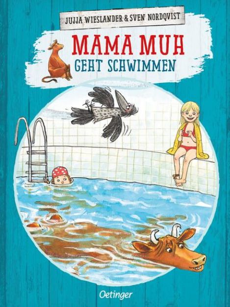 Bild zu Mama Muh geht schwimmen von Jujja Wieslander