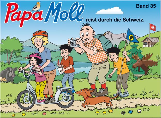 Bild zu Papa Moll reist durch die Schweiz von Jürg Lendenmann