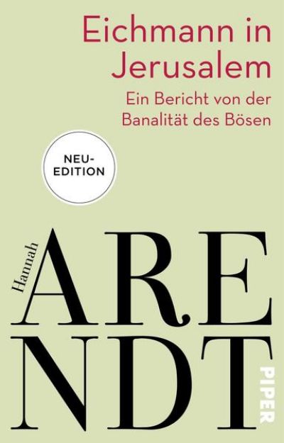 Bild zu Eichmann in Jerusalem von Hannah Arendt