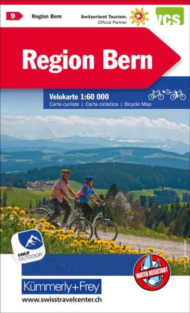 Bild zu Kümmerly+Frey Velokarte 9 Region Bern 1:60.000. 1:60'000