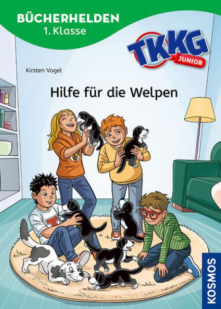 Bild zu TKKG Junior, Bücherhelden 1. Klasse, Hilfe für die Welpen von Kirsten Vogel