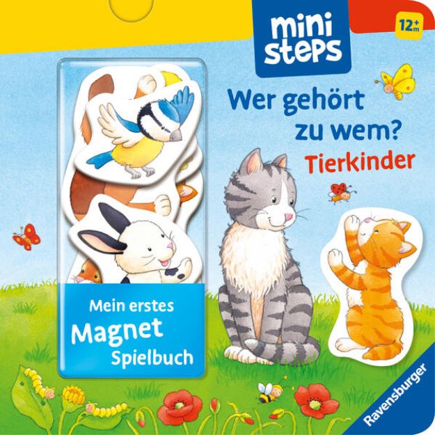 Bild zu ministeps: Mein erstes Magnetbuch: Wer gehört zu wem? Tierkinder von Sandra Grimm