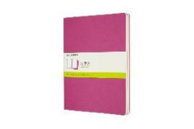 Bild zu Moleskine Journals - Cahier XL, Set of 3 PCS, Plain, Cardboard Cover, Kinetic Pink