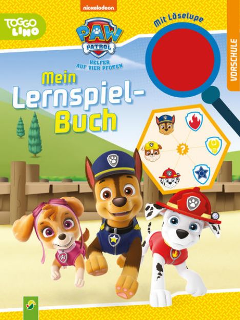 Bild zu Paw Patrol Mein Lernspielbuch mit Löselupe von Schwager & Steinlein Verlag