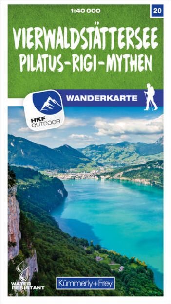 Bild zu Vierwaldstättersee - Pilatus - Rigi - Mythen Nr. 20 Wanderkarte 1:40 000. 1:40'000 von Hallwag Kümmerly+Frey AG (Hrsg.)