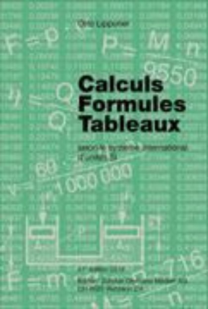 Bild zu Calculs, Formules, Tableaux von Otto Lippuner