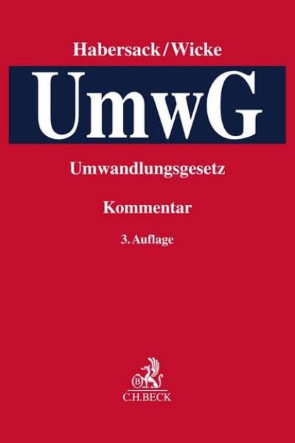 Bild zu Umwandlungsgesetz von Mathias (Hrsg.) Habersack