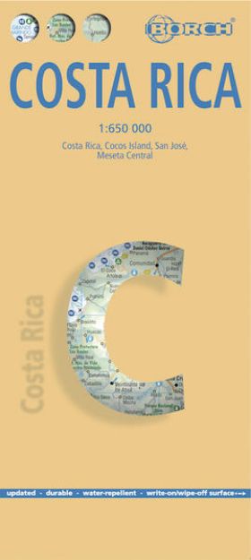 Bild zu Costa Rica, Borch Map. 1:650'000 von Borch GmbH (Urheb.)