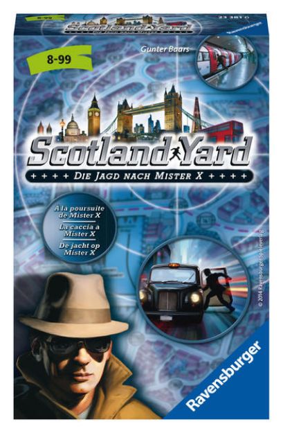 Bild zu Ravensburger 23381 - Scotland Yard, Mitbringspiel für 2-4 Spieler, Kinderspiel ab 8 Jahren, kompaktes Format, Reisespiel, Brettspiel von Gunter Baars