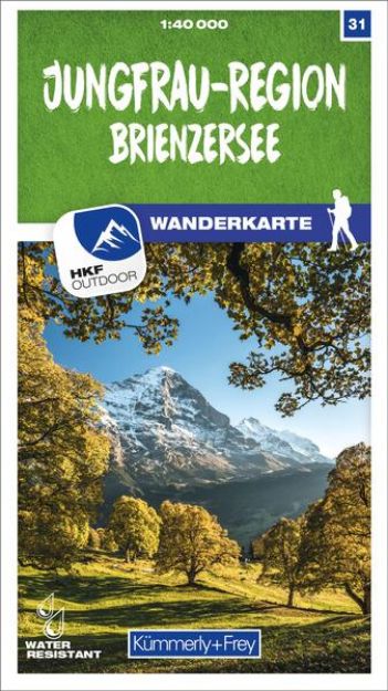 Bild zu Kümmerly+Frey Wanderkarte 31 Jungfrau-Region 1:40.000. 1:40'000