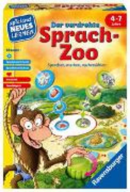 Bild zu Ravensburger 24945 - Der verdrehte Sprach-Zoo - Spielen und Lernen für Kinder, Lernspiel für Kinder von 4-7 Jahren, Spielend Neues Lernen für 2-4 Spieler von Klaus Kreowski