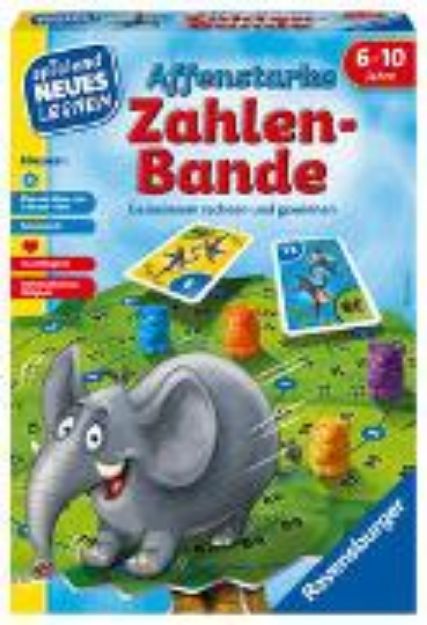 Bild zu Ravensburger 24973 - Affenstarke Zahlen-Bande - Spielen und Lernen für Kinder, Spiel für Kinder von 6-10 Jahren, Spielend Neues Lernen für 1-6 Spieler von Marco Teubner