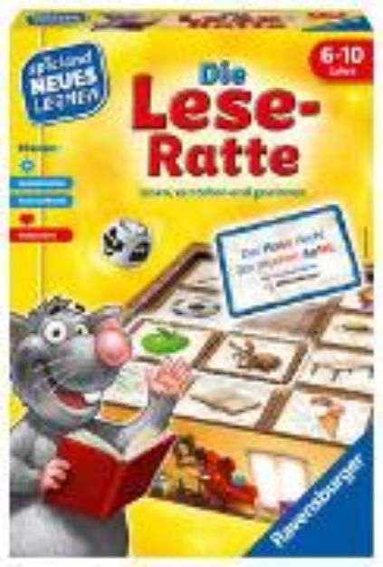 Bild zu Ravensburger 24956 - Die Lese-Ratte - Spielen und Lernen für Kinder, Lernspiel für Kinder ab 6-10 Jahren, Spielend Neues Lernen für 1-4 Spieler von Klaus Kreowski