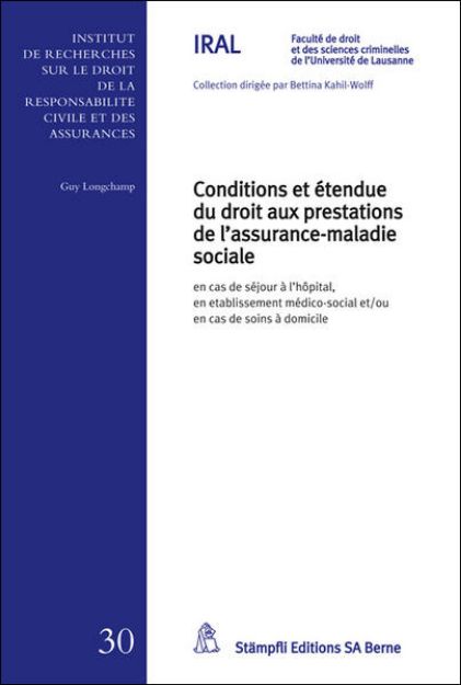 Bild zu Conditions et étendue du droit aux prestations de l'assurance-maladie sociale von Guy Longchamp