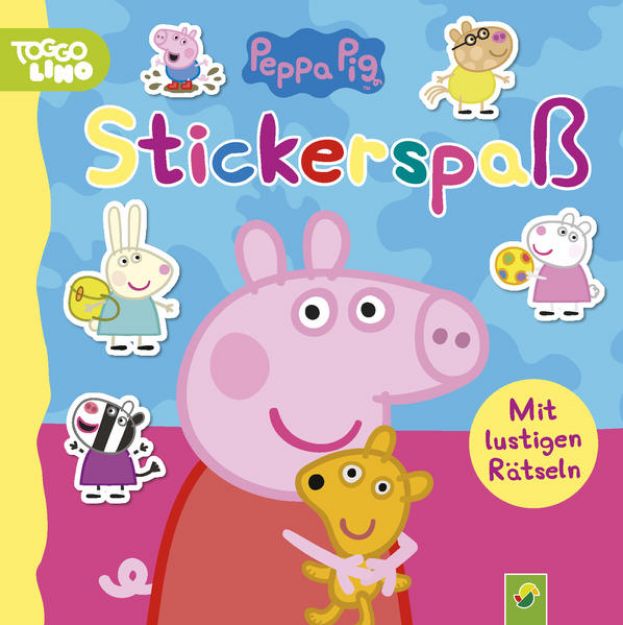 Bild zu Peppa Pig Stickerspaß. Kunterbunte, kreative Seiten zum Stickern, Rätseln und Ausmalen von Schwager & Steinlein Verlag