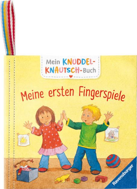 Bild zu Mein Knuddel-Knautsch-Buch: Meine ersten Fingerspiele; weiches Stoffbuch, waschbares Badebuch, Babyspielzeug ab 6 Monate von Kerstin M. (Illustr.) Schuld