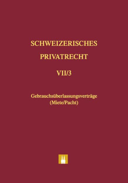 Bild zu Gebrauchsüberlassungsverträge (Miete / Pacht) von Maja Blumer