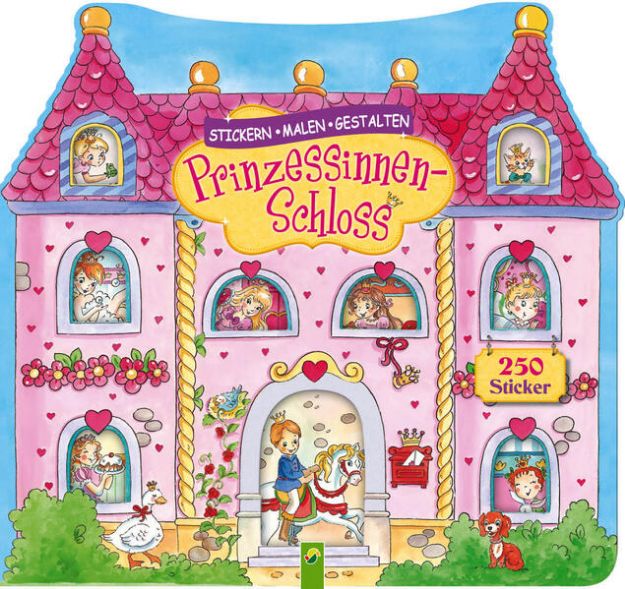 Bild zu Prinzessinnenschloss - Stickern, Malen, Gestalten von Schwager & Steinlein Verlag