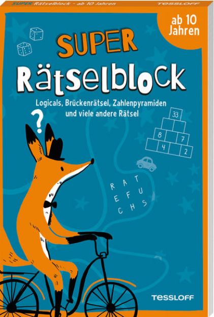 Bild zu Super Rätselblock ab 10 Jahren.Logicals, Brückenrätsel, Zahlenpyramiden und viele andere Rätsel von presse service Stefan Heine