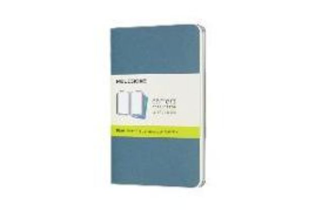 Bild zu Moleskine Journals - Cahier P/A6, Set of 3 PCS, Plain, Cardboard Cover, Brisk Blue