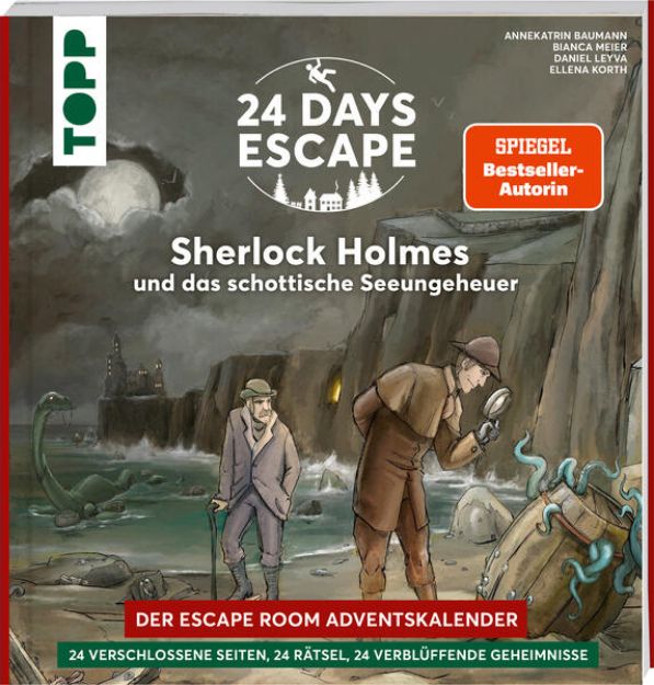 Bild zu 24 DAYS ESCAPE - Der Escape Room Adventskalender: Sherlock Holmes und das schottische Seeungeheuer (SPIEGEL Bestseller-Autorin) von Annekatrin Baumann