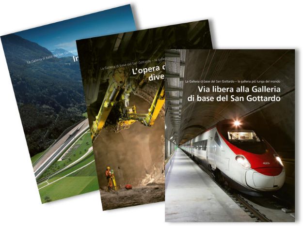 Bild zu Pacchetto: La Galleria di base del San Gottardo - la galleria più lunga del mondo, 3 libri von AlpTransit Gotthard AG (Hrsg.)