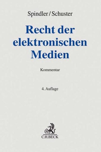 Bild zu Recht der elektronischen Medien von Gerald (Hrsg.) Spindler