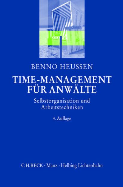 Bild zu Time Management für Anwälte von Benno Heussen