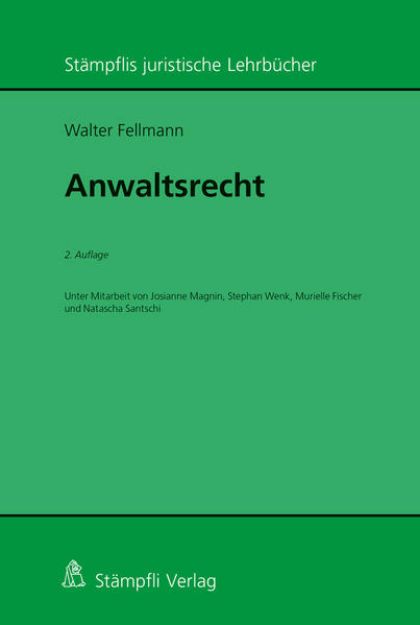 Bild zu Anwaltsrecht von Walter Fellmann