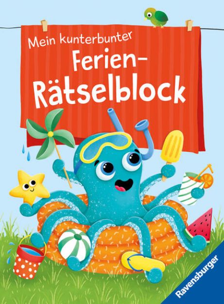 Bild zu Ravensburger Mein kunterbunter Ferien-Rätselblock - Rätselspaß im Urlaub, auf Reisen oder Zuhause - Rätselblock ab 7 Jahre von Tanja Bürgermeister