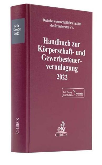 Bild zu Handbuch zur Körperschaft- und Gewerbesteuerveranlagung 2022 von Deutsches wissenschaftliches Institut der Steuerberater e.V. (Hrsg.)