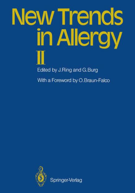 Bild zu New Trends in Allergy II von Johannes (Hrsg.) Ring