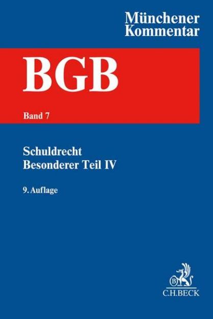 Bild zu Münchener Kommentar zum Bürgerlichen Gesetzbuch Bd. 7: Schuldrecht -Besonderer Teil IV §§ 705-853, Partnerschaftsgesellschaftsgesetz, Produkthaftungsgesetz - Fortsetzungskopf. Münchener Kommentar zum Bürgerlichen Gesetzbuch von Mathias (Hrsg.) Habersack