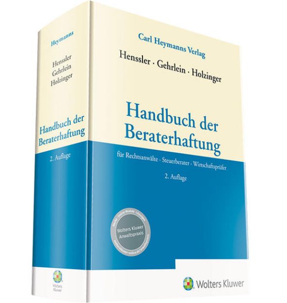 Bild zu Handbuch der Beraterhaftung von Martin (Hrsg.) Henssler