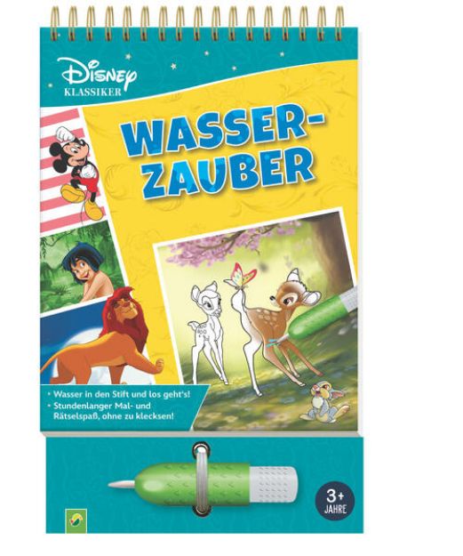 Bild zu Disney Klassiker Wasserzauber - einfach mit Wasser malen! von Schwager & Steinlein Verlag