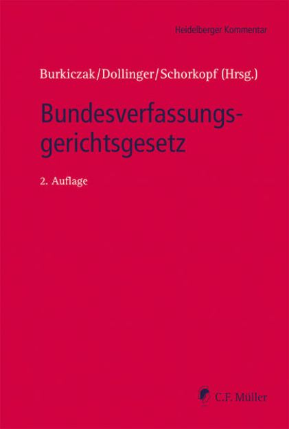 Bild zu Bundesverfassungsgerichtsgesetz von Christian (Hrsg.) Burkiczak