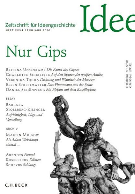 Bild zu Zeitschrift für Ideengeschichte Heft XIV/1 Frühjahr 2020 von Sonja (Hrsg.) Asal