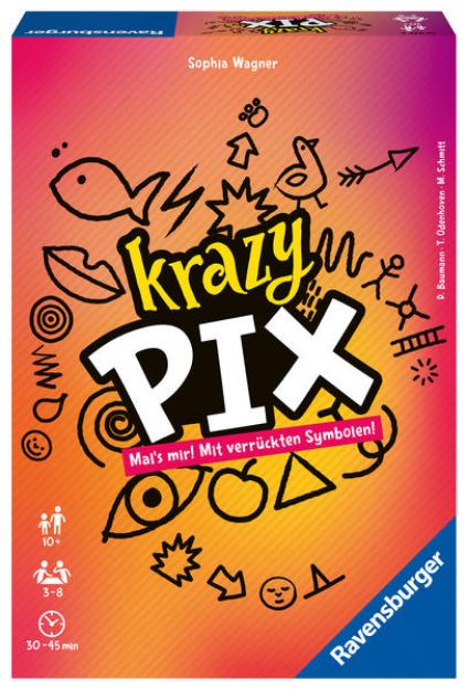 Bild zu Ravensburger 26836 - Krazy Pix - Gesellschaftsspiel für die ganze Familie, Spiel für Erwachsene und Kinder ab 10 Jahren, Partyspiel für 3-8 Spieler - mit 240 Spielkarten von Sophia Wagner