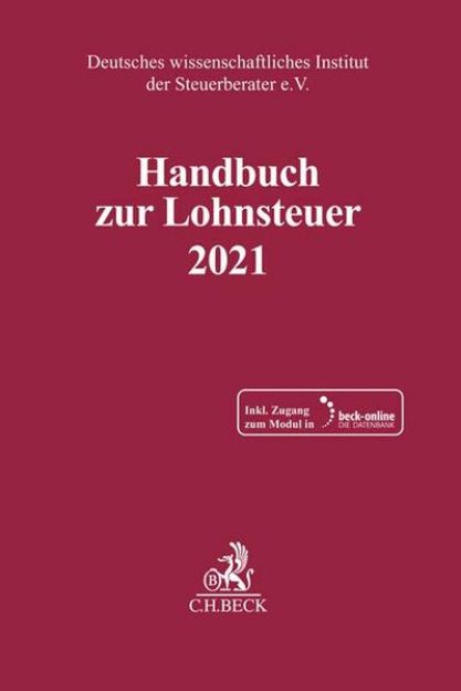 Bild zu Handbuch zur Lohnsteuer 2021 von Deutsches wissenschaftliches Institut der Steuerberater e.V. (Hrsg.)