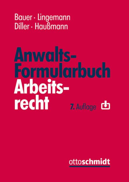 Bild zu Anwalts-Formularbuch Arbeitsrecht von Jobst-Hubertus Bauer