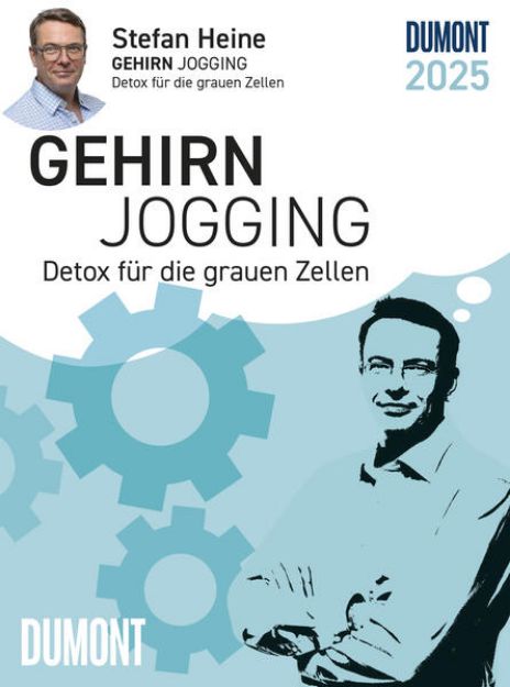 Bild von DUMONT - Stefan Heine Gehirnjogging 2025 Tagesabreißkalender, 11,8x15,9cm, Rätselkalender mit kniffligen Rätseln, Aufsteller und perforierten Seiten von Stefan Heine