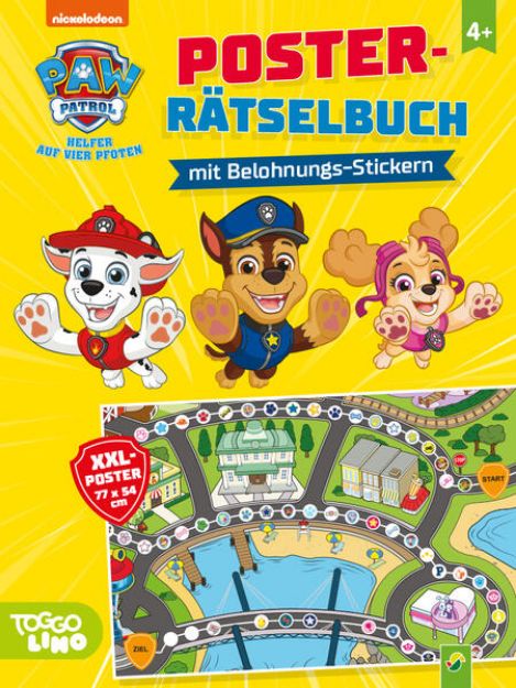 Bild zu PAW Patrol Poster-Rätselbuch mit Belohnungs-Stickern von Schwager & Steinlein Verlag