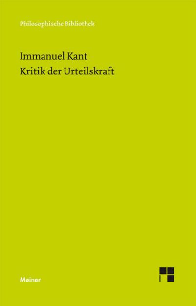 Bild zu Kritik der Urteilskraft von Immanuel Kant