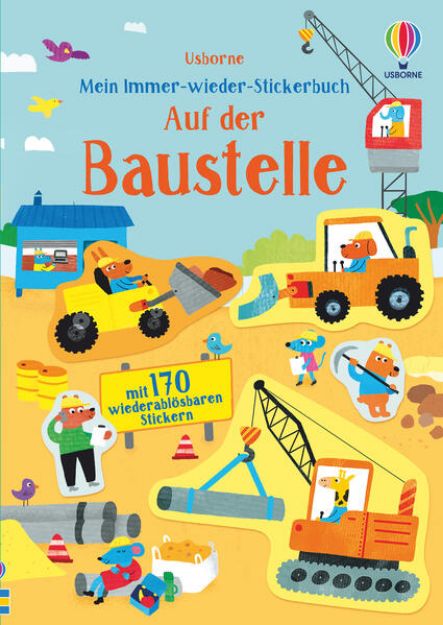 Bild von Mein Immer-wieder-Stickerbuch: Auf der Baustelle von Jane Bingham