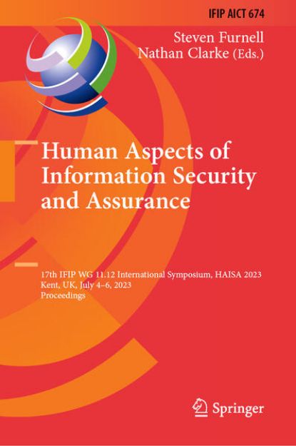 Bild von Human Aspects of Information Security and Assurance (eBook)