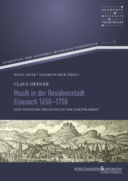 Bild von Musik in der Residenzstadt Eisenach 1650-1750 (eBook)