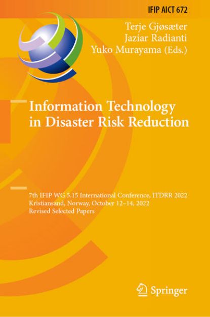 Bild von Information Technology in Disaster Risk Reduction (eBook)