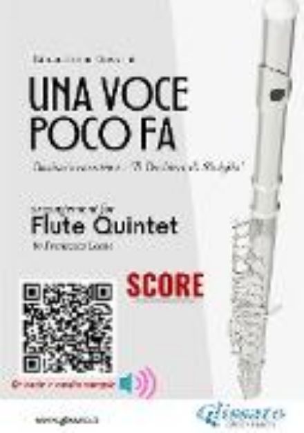 Bild von Flute Quintet score of "Una voce poco fa" (eBook)